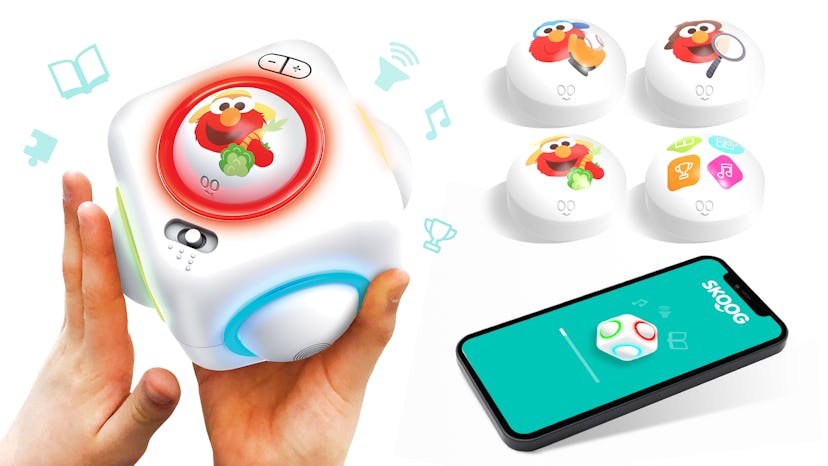 An exciting product for kids announced at CES 2021, the Skoog Cube is an interactive toy featuring '...