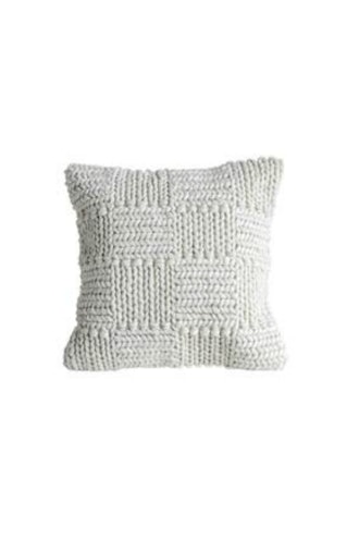 Knit Wool Cream Pillow