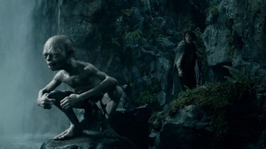Gollum and Frodo in Lord of the Rings