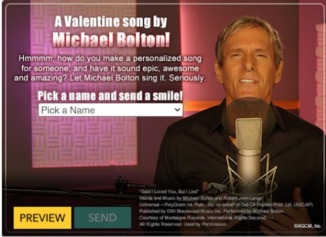 A Valentine Song by Michael Bolton