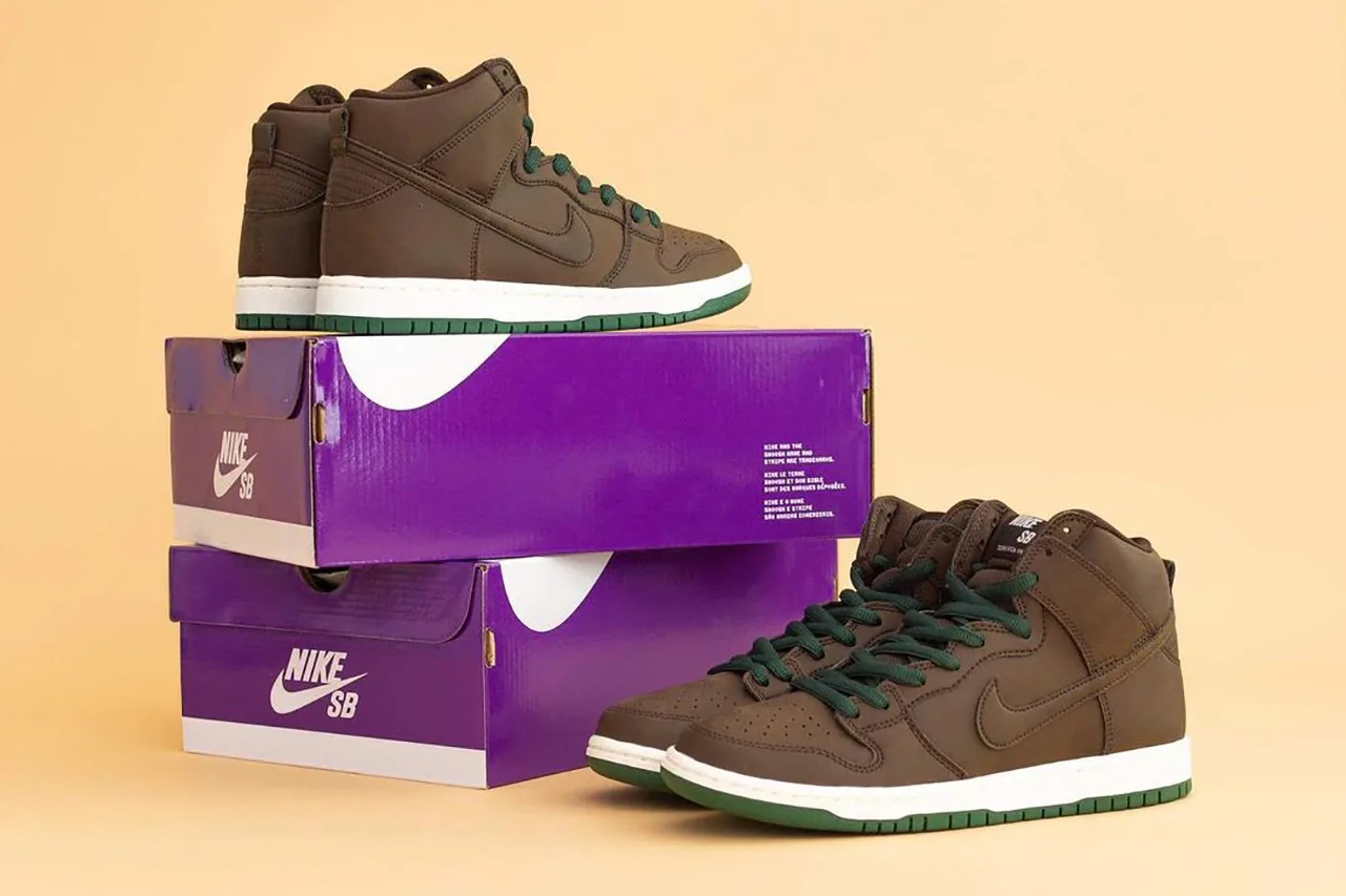 nike sb dunk high baroque brown 2021