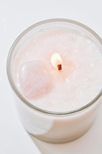 Pure Love Crystal Energy Candle® - Made With Rose Quartz