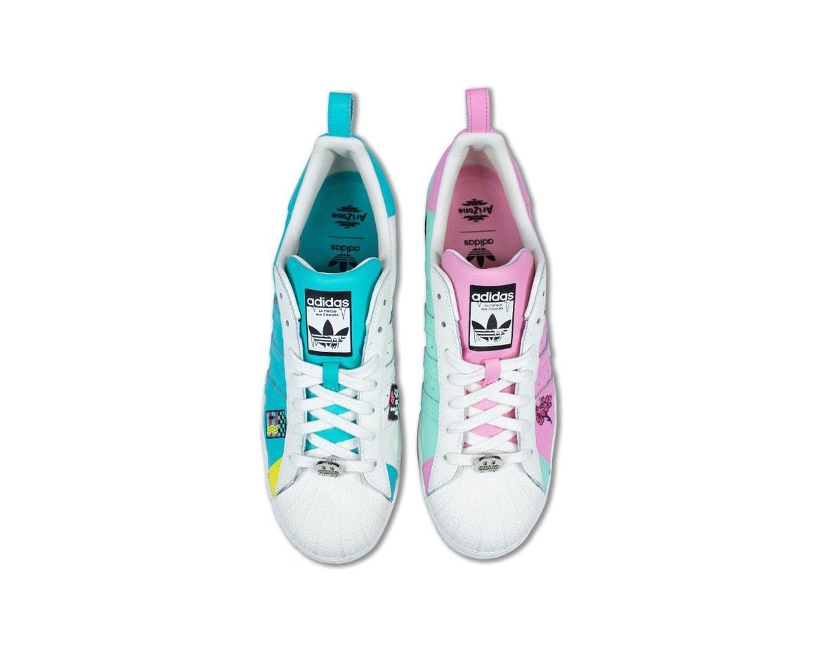 adidas arizona iced tea sneakers