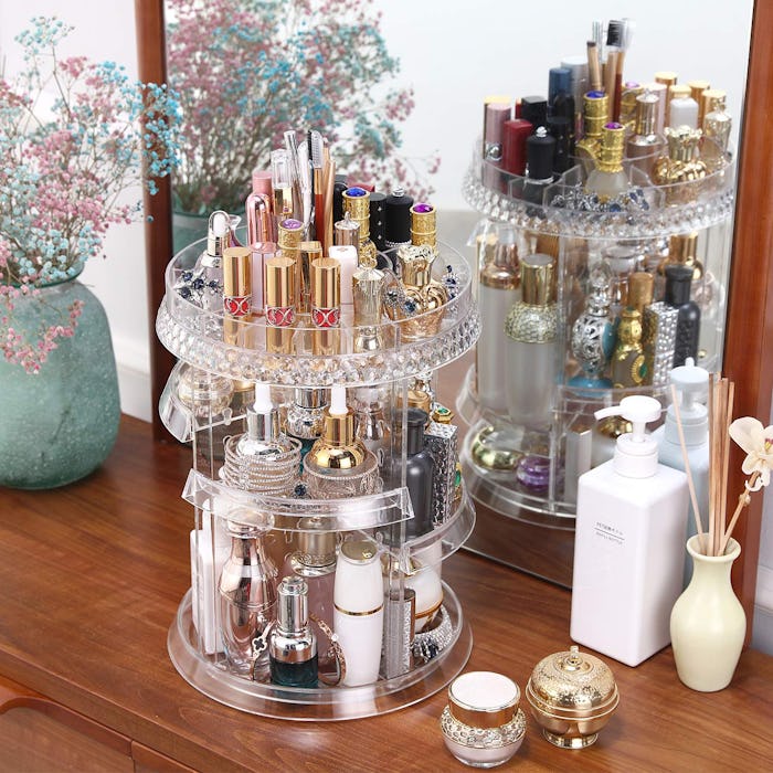 Ogrmar Adjustable Rotating Makeup Organizer