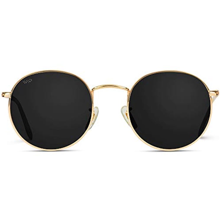 WearMe Pro - Reflective Lens Round Trendy Sunglasses 