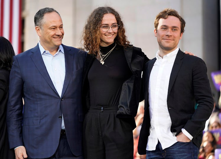 Cole and Ella Emhoff are supportive of Kamala Harris as she prepares to make history as VP.