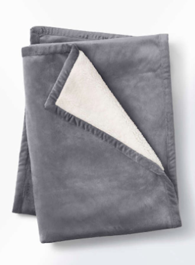 Sherpa Fleece Throw Blanket