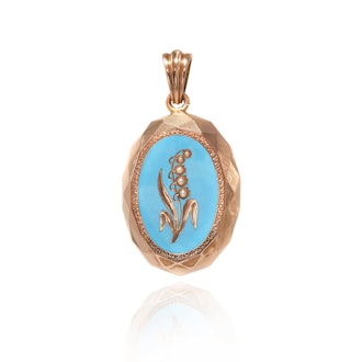Victorian Lilly Of The Valley Locket