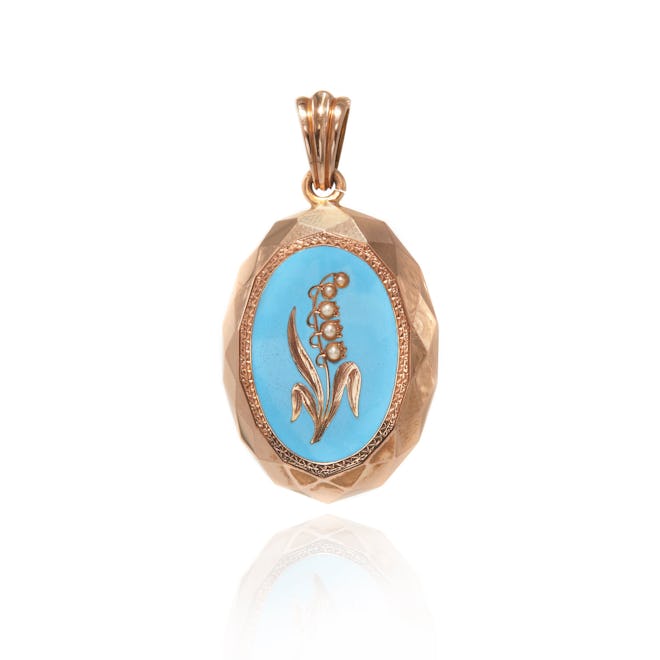 Victorian Lilly Of The Valley Locket