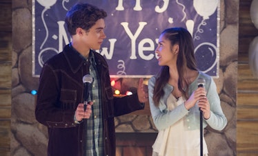 There are tons of videos of Olivia Rodrigo and Joshua Bassett singing together in 'High School Music...