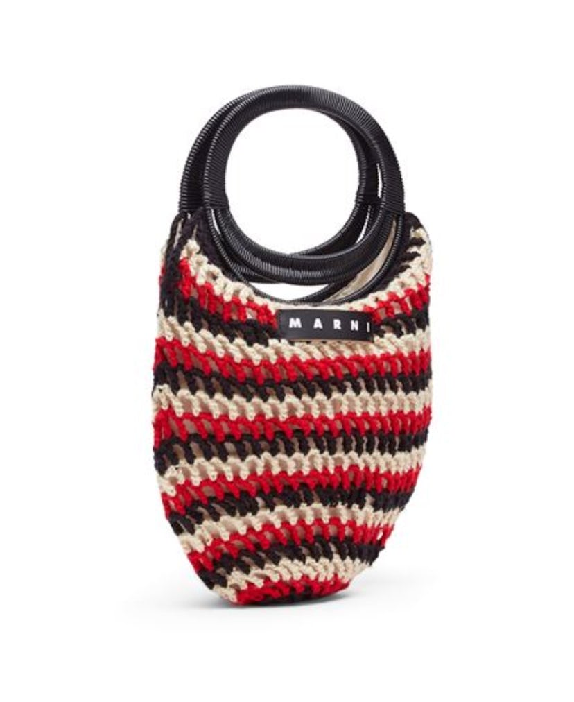 Oval Crochet Handbag