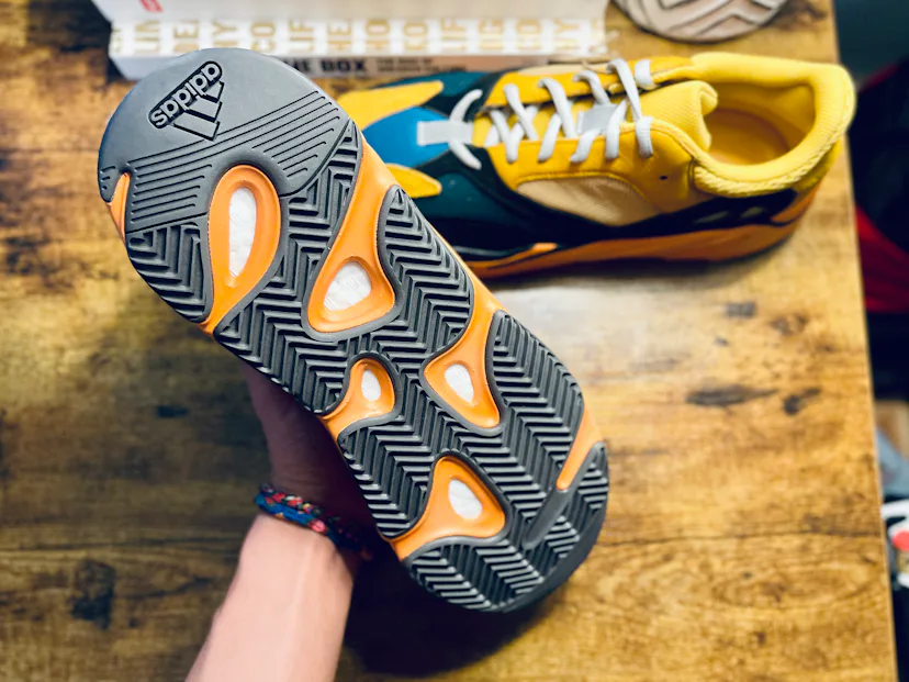 adidas gazelle silver green womens Yeezy 700 V3 Fade Salt main image 1