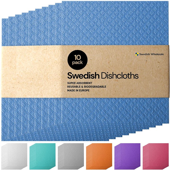 Swedish Wholesale Odor Free Dishcloths (10-Pack)