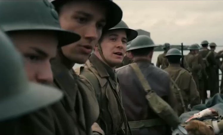 Before Bridgerton, Luke Thompson played a British soldier in 'Dunkirk.'