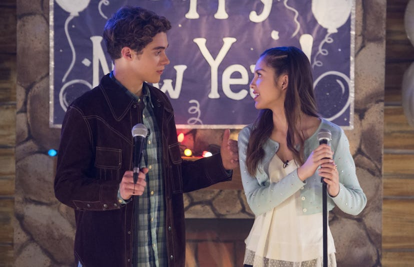 Joshua Bassett and Olivia Rodrigo in 'High School Musical: The Musical: The Series'