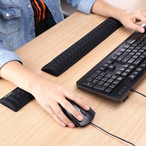 problem solving products Aelfox Memory Foam Keyboard Wrist Rest