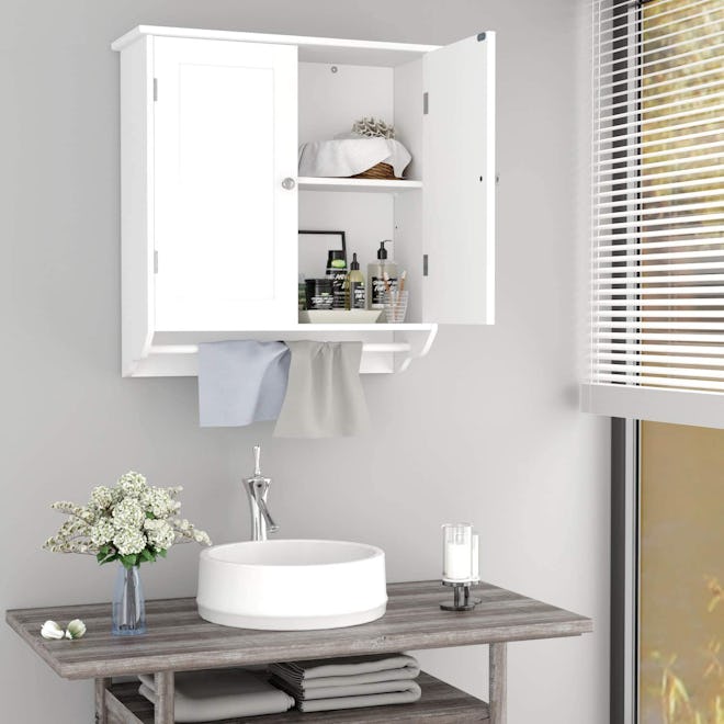 HOMFA Bathroom Wall Cabinet