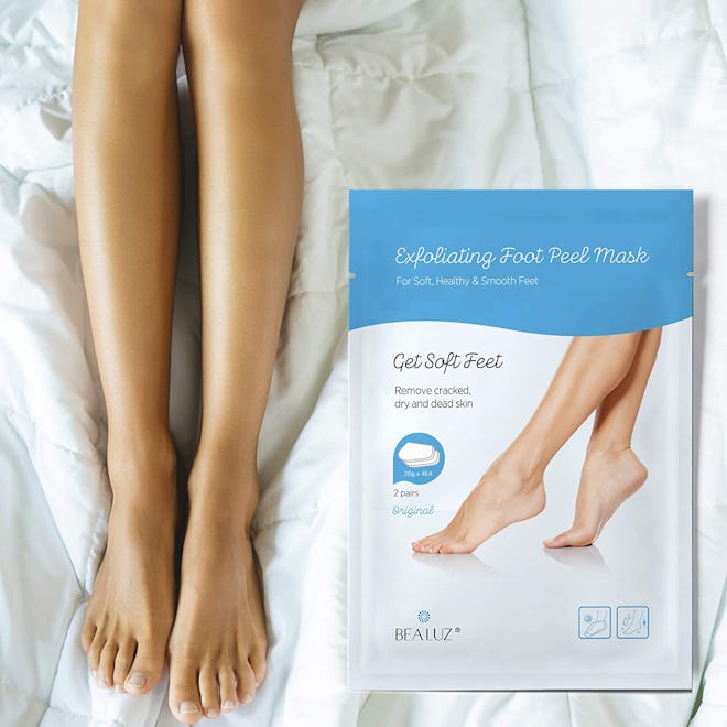 BeaLuz Exfoliating Foot Peel Mask (2-Pack)