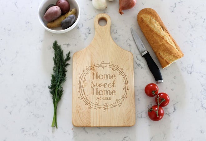 Custom Cheese Board With Engraved Personalization