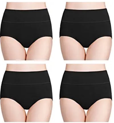 Wirarpa Women’s High Waisted Cotton Underwear 