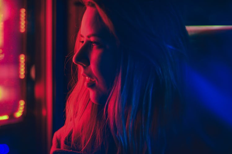 Close-Up Of Young Woman