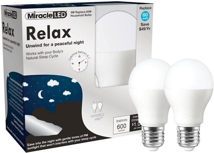 Miracle LED Nature’s Vibe Nighttime Light Bulbs (2-Pack)