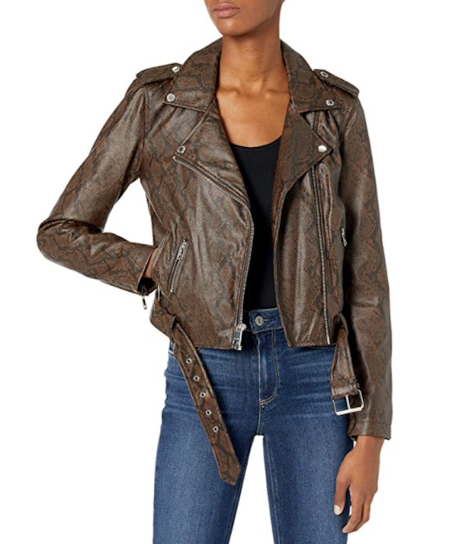 Levi's Faux-Leather Belted Motorcycle Jacket