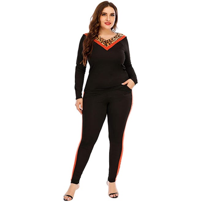 PYL Plus Size Loungewear Set