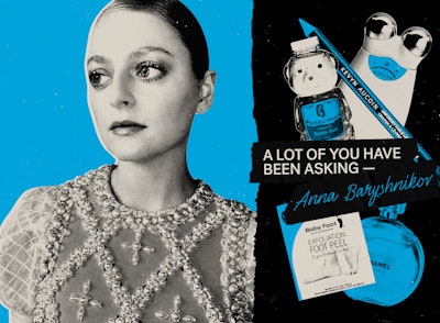 Anna Baryshnikov, a lot of you have been asking cover in black and white with blue accents next to m...
