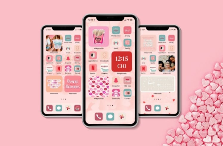 Galentine's Day iOS 14 Home Screen Idea Pack