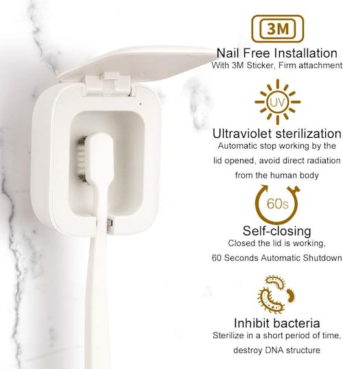 problem solving products DOCHI QUEEN UV Toothbrush Sanitizer