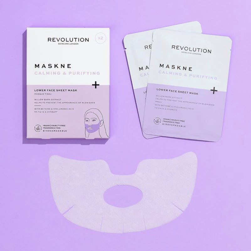 Revolution Skincare Mascare Maskne Lower Face Sheet Mask