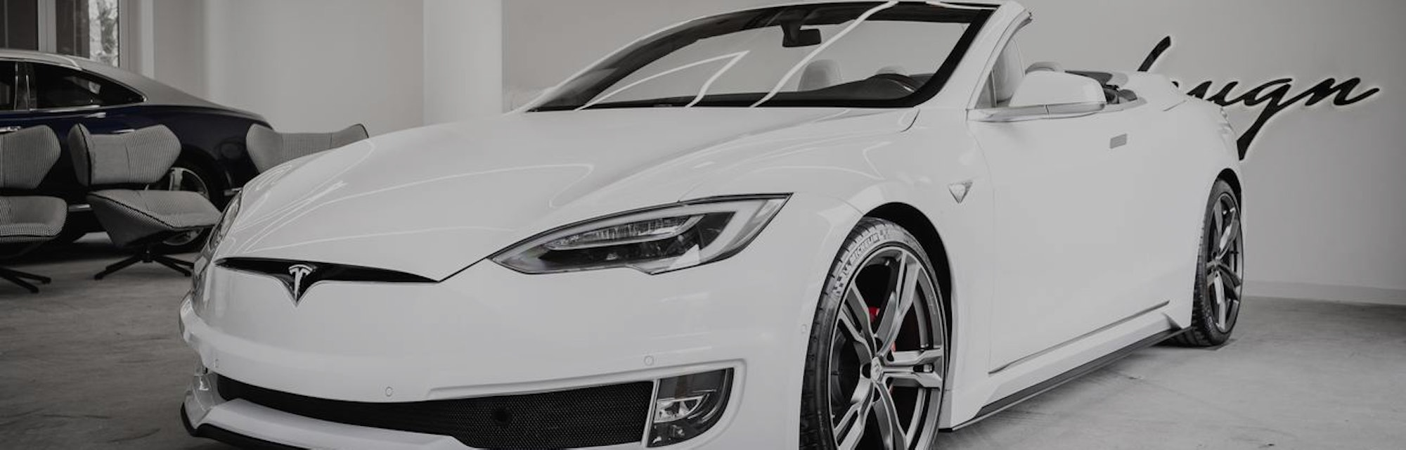 Italian automotive engineering firm Ares Design created a Tesla Model S convertible.
