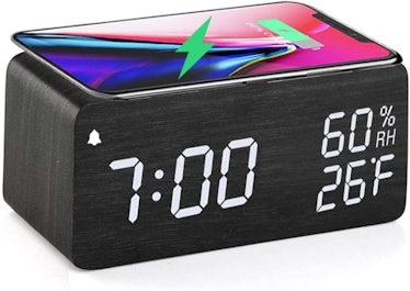 JALL Alarm Clock and Wireless Charger