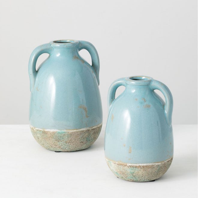 Set of 2 Bottle Vases