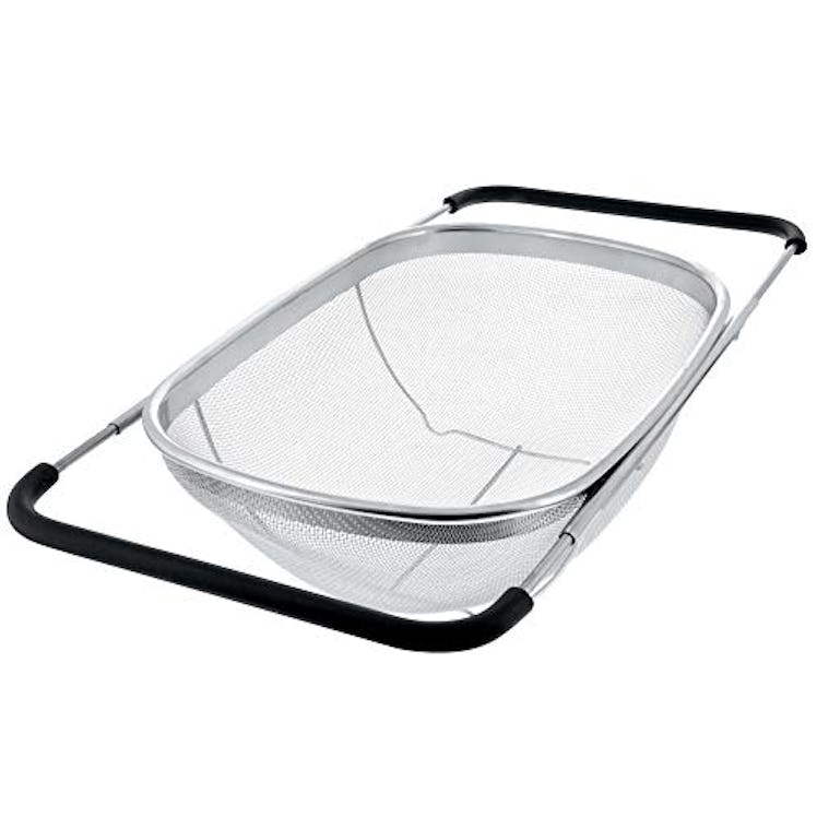 U.S. Kitchen Supply -  Over The Sink Stainless Steel Oval Colander 