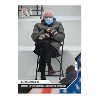 Bernie Sanders Inauguration Fit Is Immortalized In Collector S Trading Card Bernie Sanders Inauguration Fit Is Immortalized In Collector S Trading Card