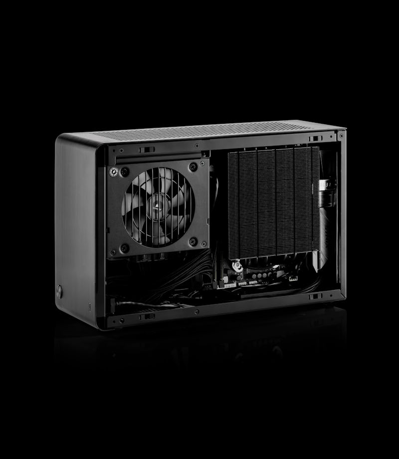 A small-form-factor PC case.