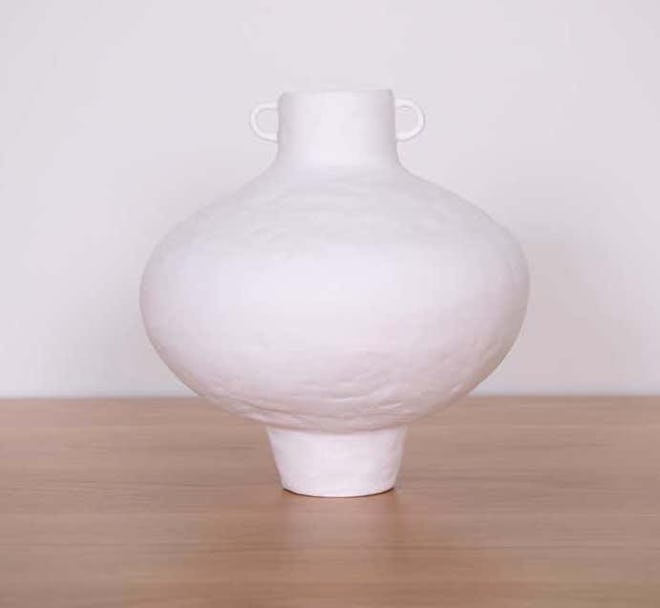 Handmade Amphora White Vase