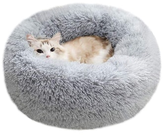 Bodiseint Plush Round Pet Bed