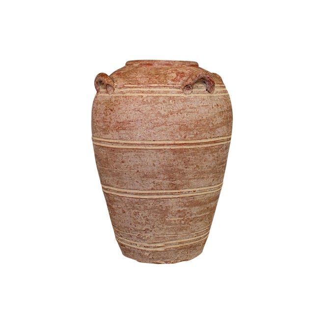 Decorative French Terracotta Amphora Vase