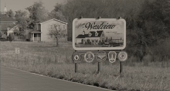 Westview sign in WandaVision