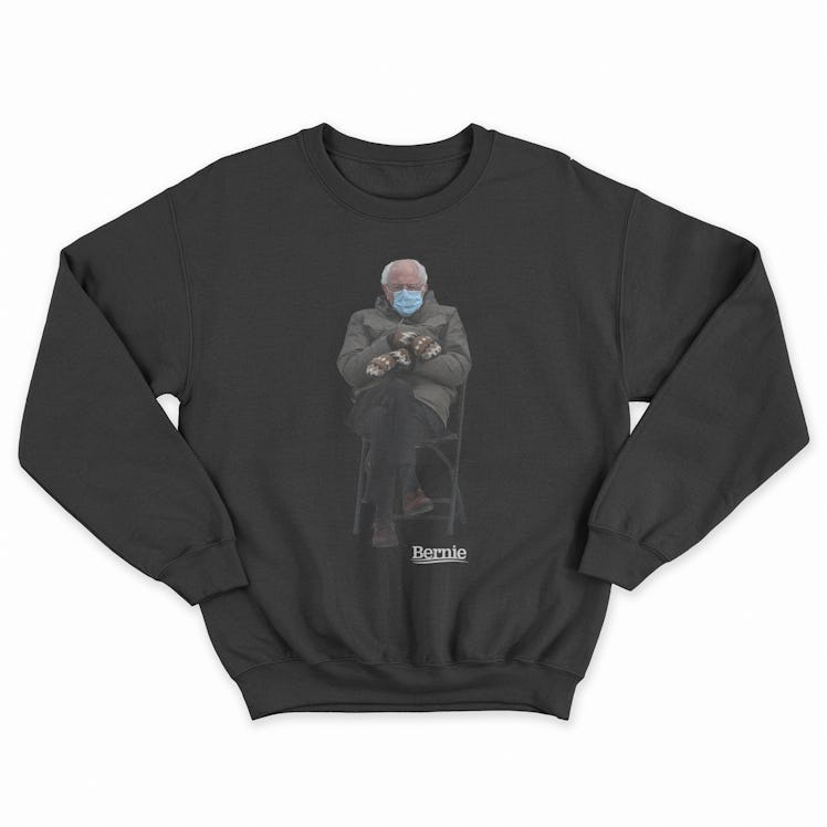 Bernie Sanders' inauguration meme sweatshirt launched for charity.