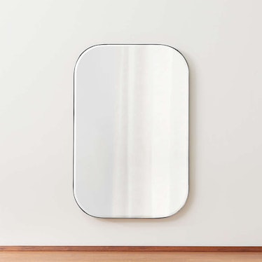 Edge Silver Rounded Rectangle Mirror