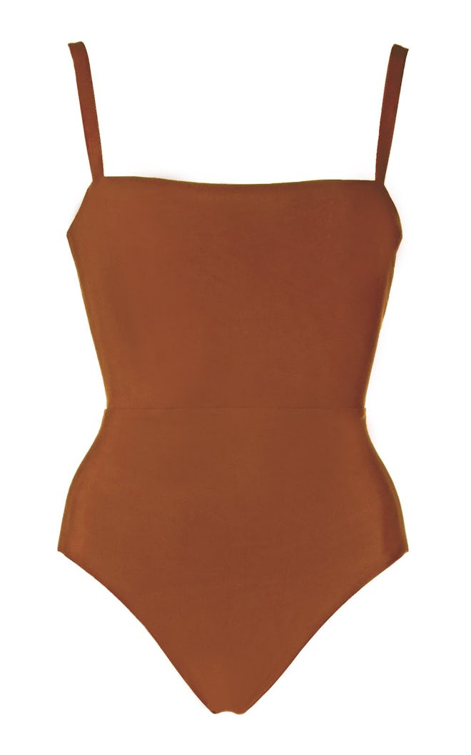 The Square Neck Maillot One-Piece