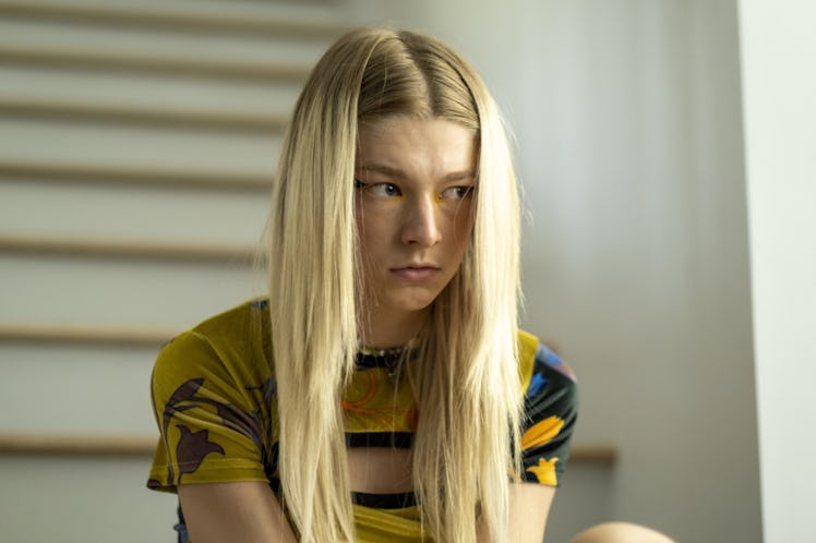 Hunter Schafer as Jules in Euphoria.