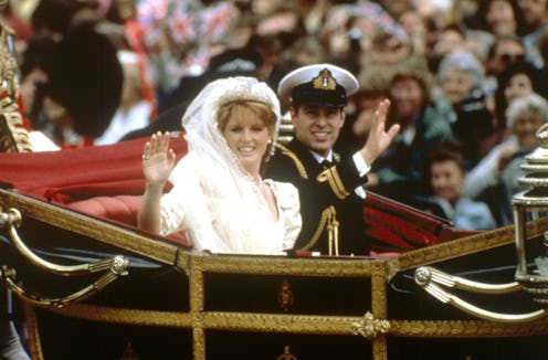 Sarah Ferguson and Prince Andrew at their wedding in 1986.