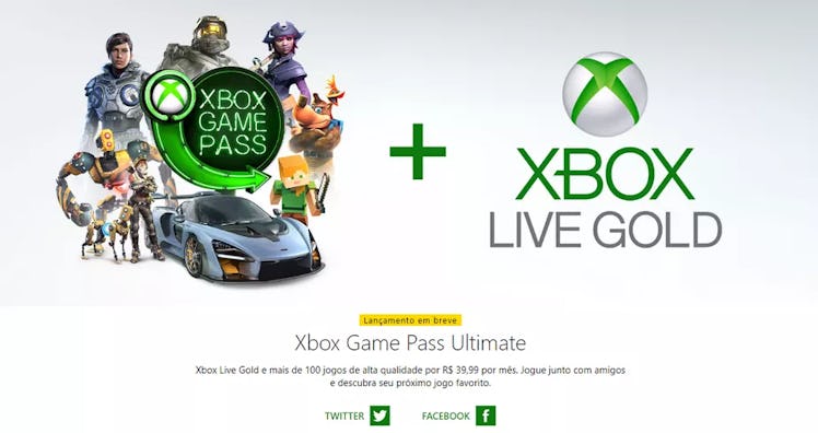 xbox live gold game pass ultimate ad