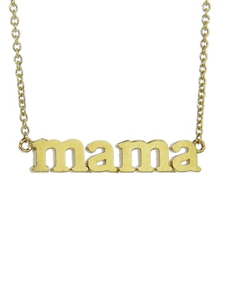 Jennifer Meyer Mama Yellow Gold Necklace