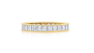 18K Gold Square Diamond Band (Price Upon Request)